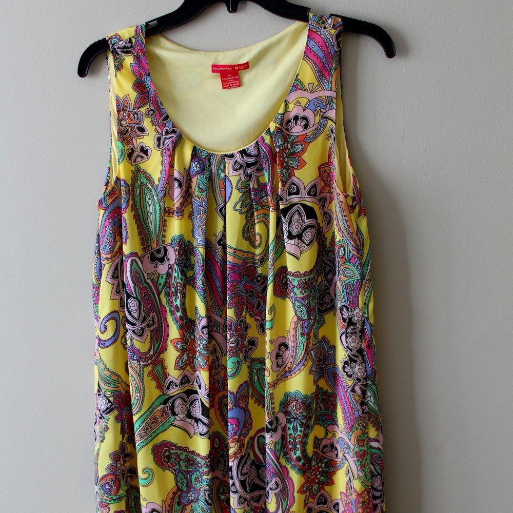 BEAUTIFUL Yellow sun dress!!! Size M